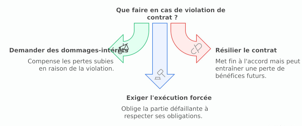 Conséquences d'un Contrat Non Respecté